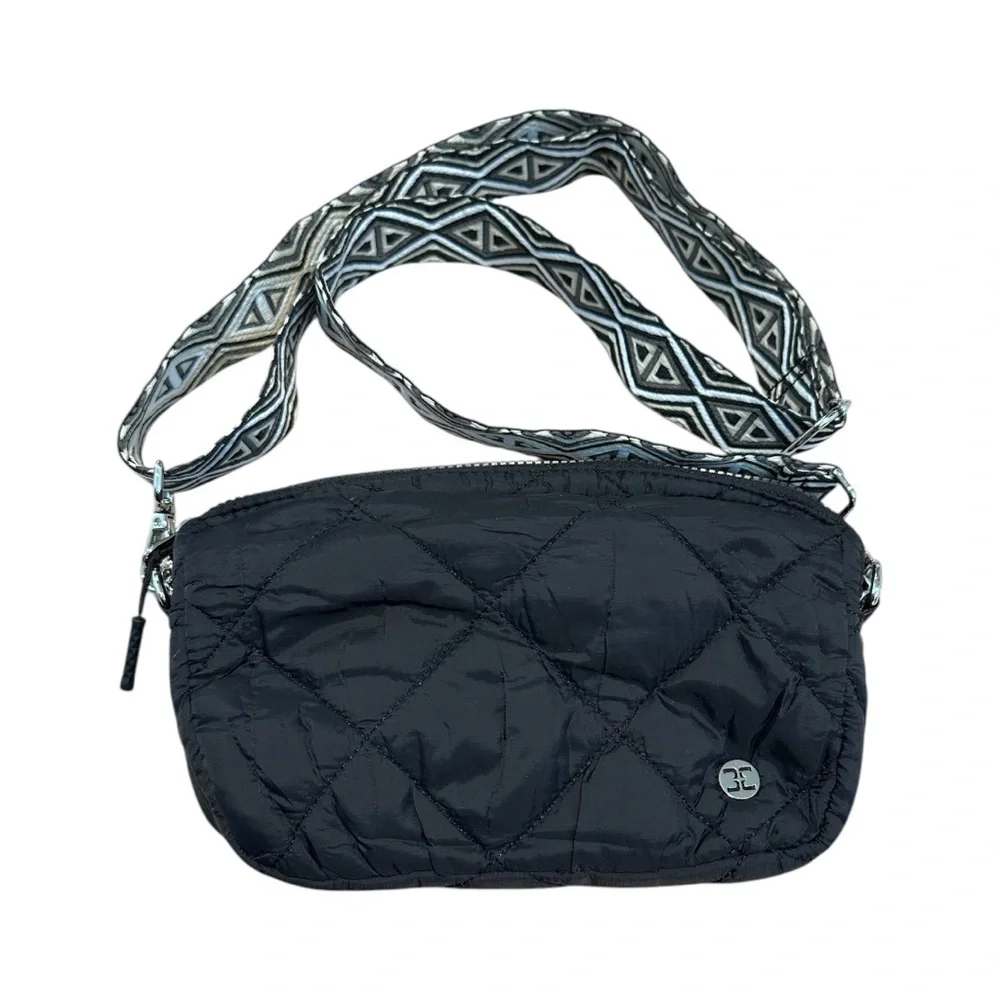 Telena | Quilted Crossbody Shoulder Puffer Lightweight Black Bag | NWOT NEW
